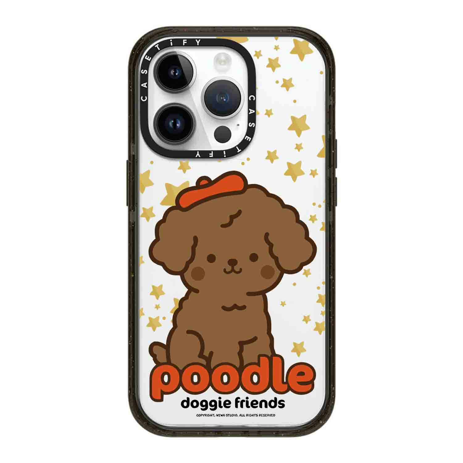 可爱卡通小狗Poodle适用iphone11苹果14promax手机壳防摔15promax - 图1