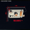 Outdoor electronic lock rain cover smart door lock time attendance machine access control waterproof box acrylic protective cover outdoor doorbell