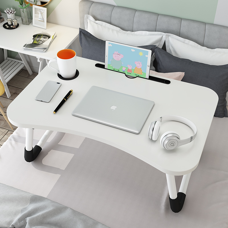 。折叠懒人书桌床上小桌子电脑桌超大学生寝室宿舍用家用懒人桌折