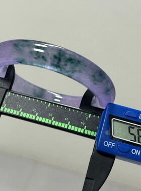 精品缅甸翡翠手镯冰种紫罗兰飘花玉石镯子女款胖圆条玉镯福镯手饰