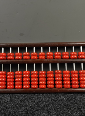 古玩杂项古董老货民间收藏老旧物件木胎描金镶宝石玉珠子老式算盘