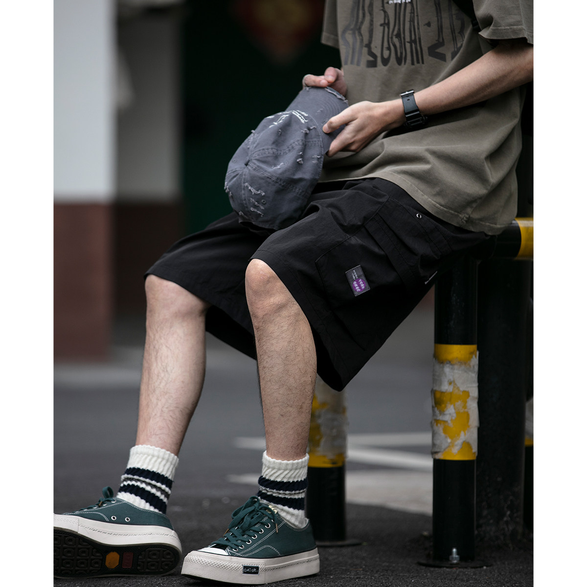 日系潮牌户外多口袋机能工装短裤男夏季薄款通勤百搭透气五分中裤,淘宝优惠券,粉丝福利购,淘宝优惠卷