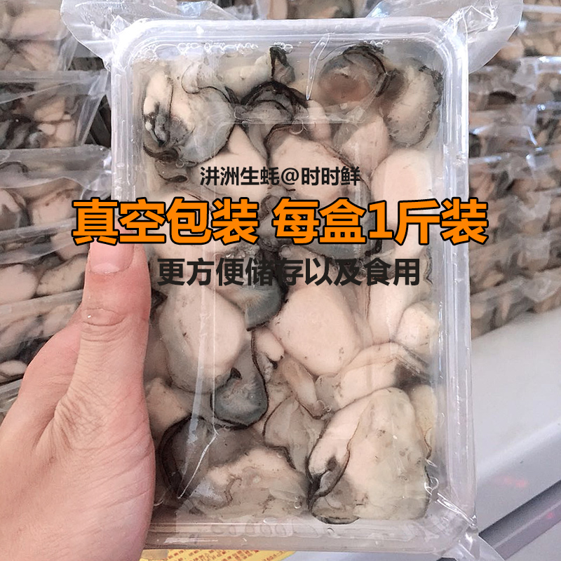 生蚝肉鲜活现剥新鲜去壳海鲜水产汫洲珍珠蚝小海蛎子牡蛎肉500g - 图1