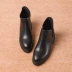 Giày đế bệt Martin nữ nữ mùa thu đông 2019 - Giày ống chelsea boot Giày ống