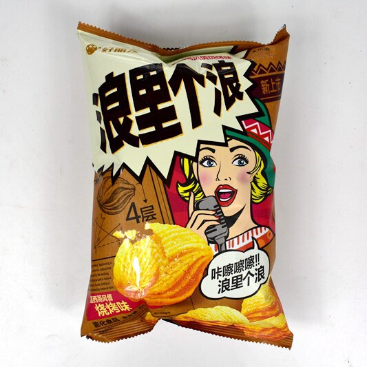 【凑单款】好丽友新品浪里个浪四层脆玉米浓汤薯片休闲零食大礼包_虎窝淘