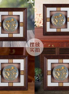 鹭艺轩漆线雕年年有余装饰画挂件鱼摆件客厅装饰品乔迁开业礼品