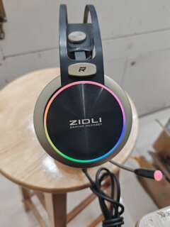 Zidli magnetic power zh20 headset e-sports gaming headset eating chicken listening sound positioning 7.1 channel zh20