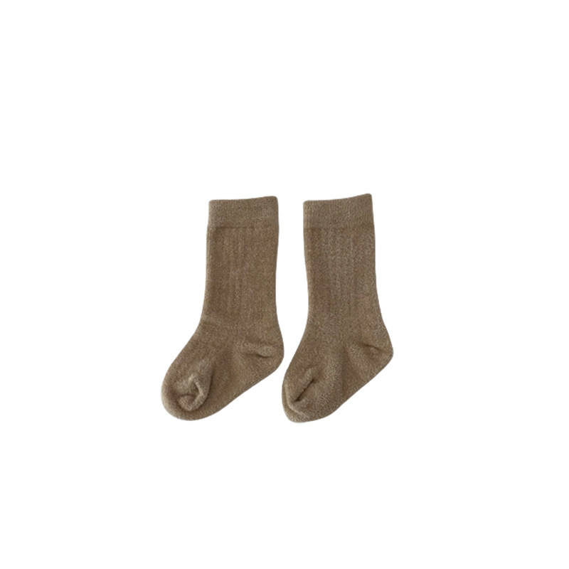 婴儿袜子秋冬季纯色保暖中筒袜0-3个月小月龄宝宝韩版穿搭棉袜冬6,淘宝优惠券,粉丝福利购,淘宝优惠卷