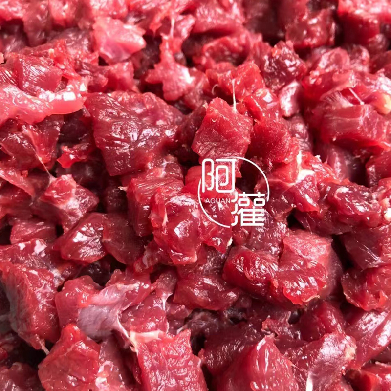 广西桂林漓江阿灌酸笋牛肉酱自制下饭酱纯手工牛肉丁辣椒拌面条酱 - 图0