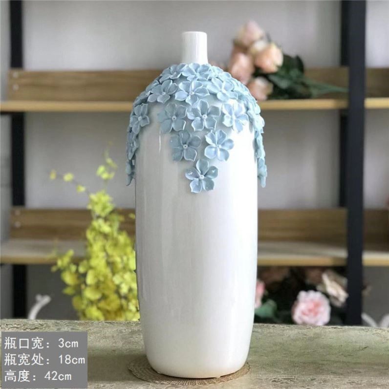 花瓶陶瓷种花盆摆件客厅插花干花装饰ins餐桌电视柜家居装饰品u.,淘宝优惠券,粉丝福利购,淘宝优惠卷