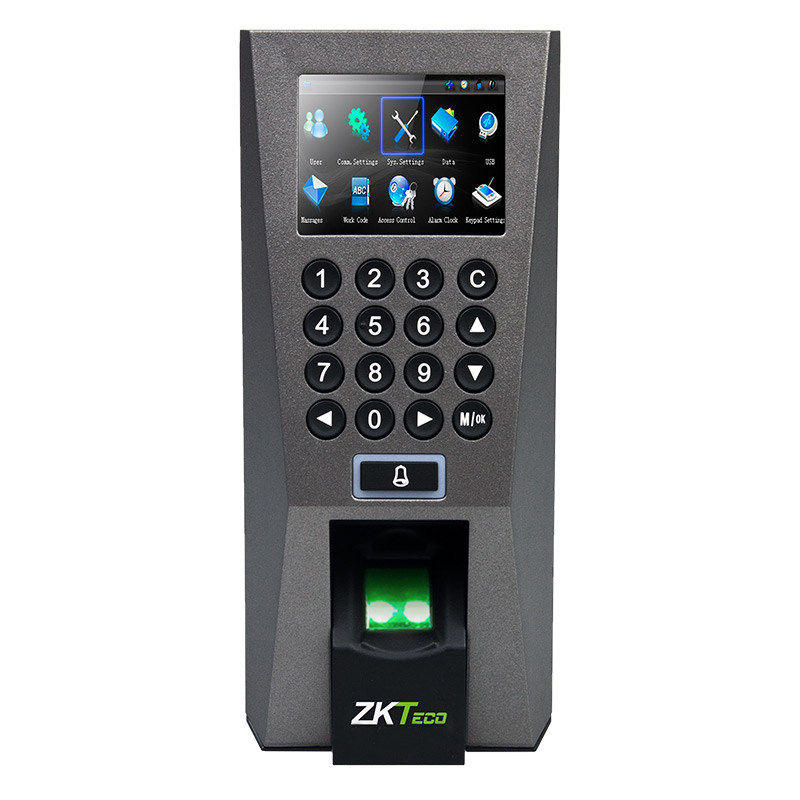 zkteco彩屏考勤门禁系统f18电插锁 zkteco门禁机