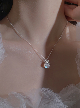 chomelkinsey925纯银萤火虫项链