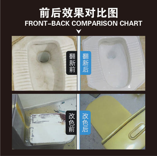 陶瓷釉面漆厕所瓷砖马桶翻新漆地板砖修补浴缸瓷釉修复防水自喷漆 - 图1