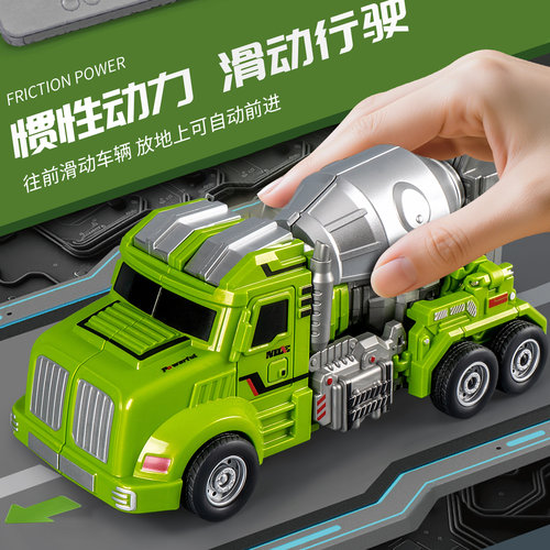 儿童变形汽车机器人机甲模型男孩系列玩具6岁以上多关节可动新款5 - 图1