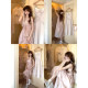 Lazy Didi Dream Star Track Tencel Dream Nightgown Pajamas Set Summer Sweet Suspender Shorts Home Wear