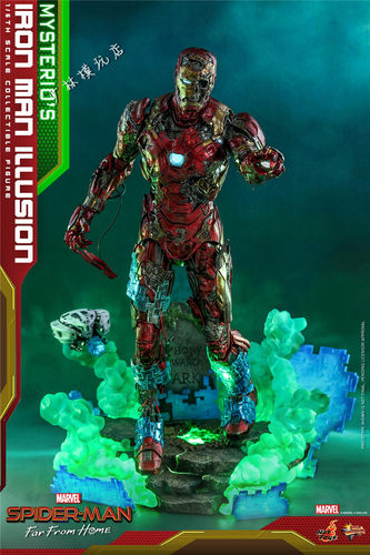 全新现货 HotToys HT MMS580 1/6蜘蛛侠2幻象死亡钢铁侠MK46-图0
