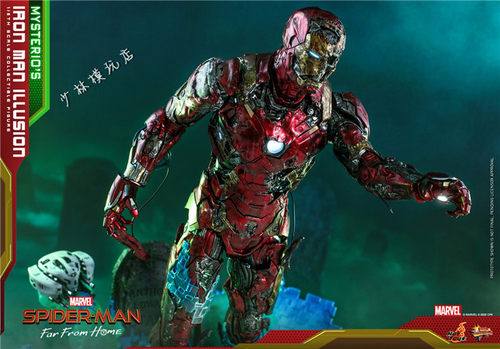 全新现货 HotToys HT MMS580 1/6蜘蛛侠2幻象死亡钢铁侠MK46-图3
