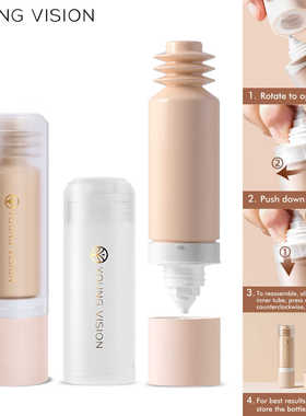 Bottom press Liquid foundation matte oil control Face makeup