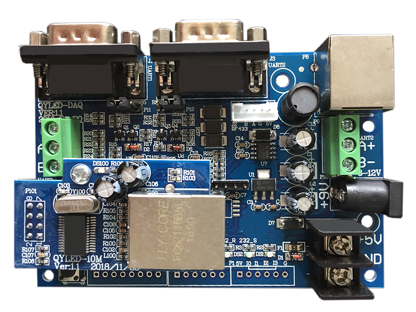 4-20ma电流模拟量环保212 MODBUS CAN接口 LED控制卡协议转换-图0