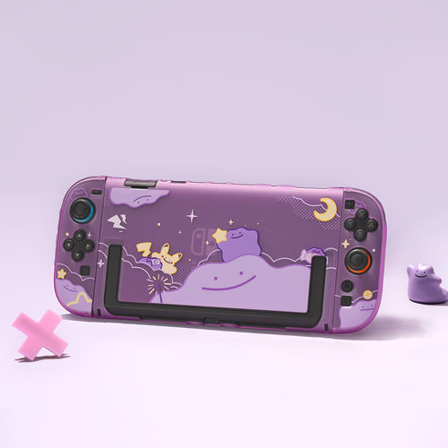NS2百变怪任天堂switch1保护壳oled NS续航保护套摇杆帽防尘罩 - 图3