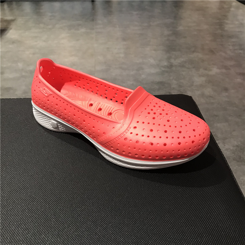 Skechers斯凯奇夏季新款女鞋凉鞋轻便一脚蹬洞洞鞋沙滩鞋 14690