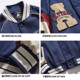 Brand Clearance American Trendy Brand Splicing Baseball Uniform Men's Autumn and Winter Retro Leather Jacket Spring and Autumn New Couple Jacket
