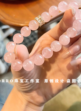 寺庙直发粉水晶招桃花旺姻缘