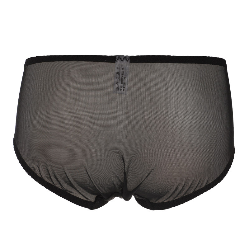 内裤女春季薄款中腰收腹提臀纯棉底裆透明网纱性感蕾丝短裤女内裤,淘宝优惠券,粉丝福利购,淘宝优惠卷