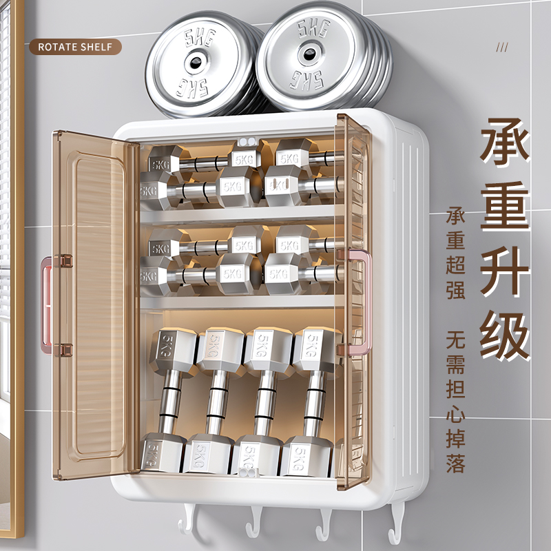 卫生间置物架厕所化妆品收纳壁柜架子壁挂式收纳架子挂墙上浴室柜 - 图3