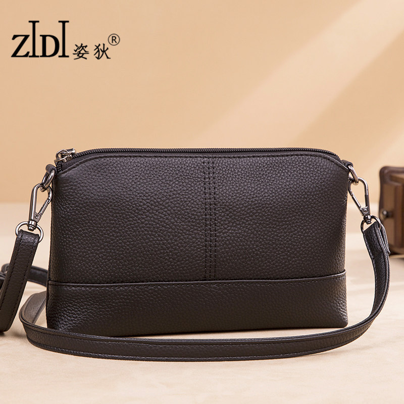 姿狄女2020新款百搭头层牛皮单肩包 姿狄女士包袋