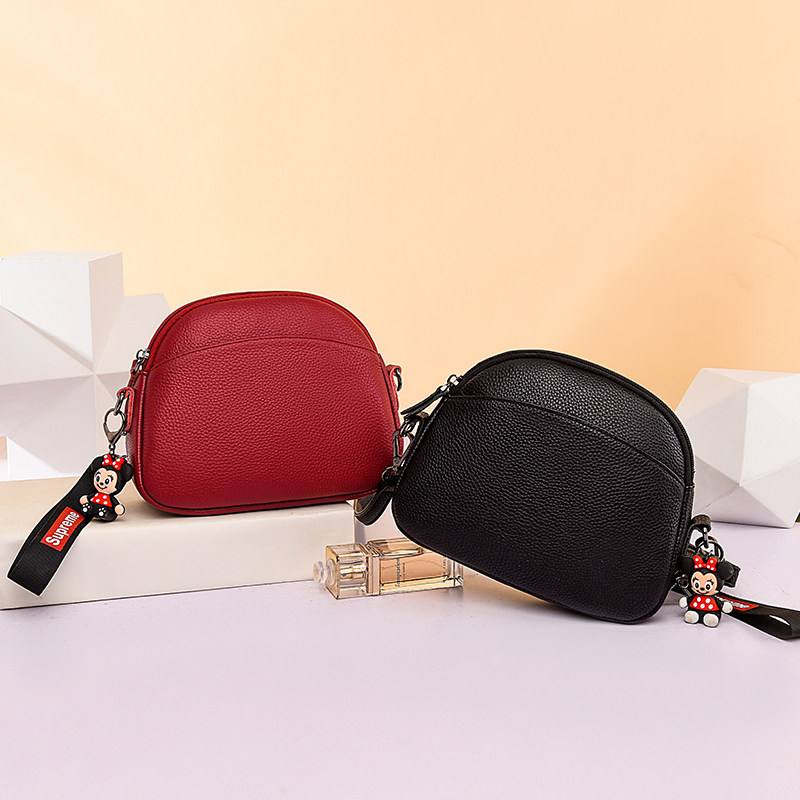 姿狄头层牛皮包包女2020上新斜挎包 姿狄女士包袋