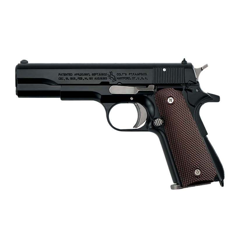 1:2.05柯尔特M1911合金枪模型金属抛壳拆卸男孩玩具手枪 不可发射 - 图3