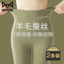 Cat People Beating Bottom Pants Lady Autumn Winter Plus Suede Pants Lady Newear Dvet Fever Cotton Pants High Waist Warm Cashmere Pants