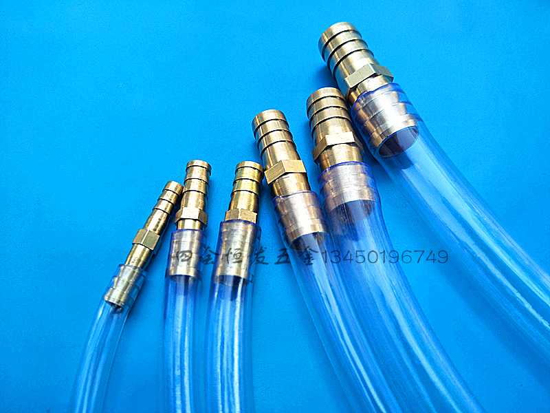 一字型铜直通4mm-25mm胶软水管直接塑料软水管接驳件煤气软管接头