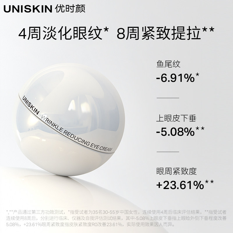 【3.8返场】优时颜uniskin微笑眼霜 优时颜眼霜