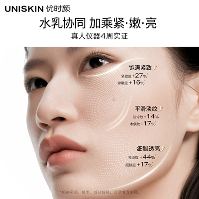 【七夕礼物】优时颜微笑焕能紧塑精萃抗皱紧致PDRN水乳面霜套装