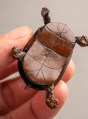 精品纯铜长寿乌龟茶宠摆件