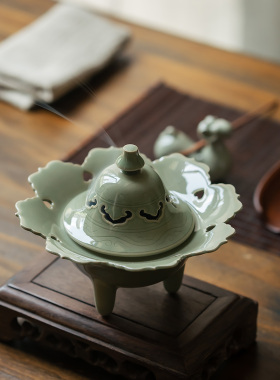 越窑青瓷重工宋式香炉