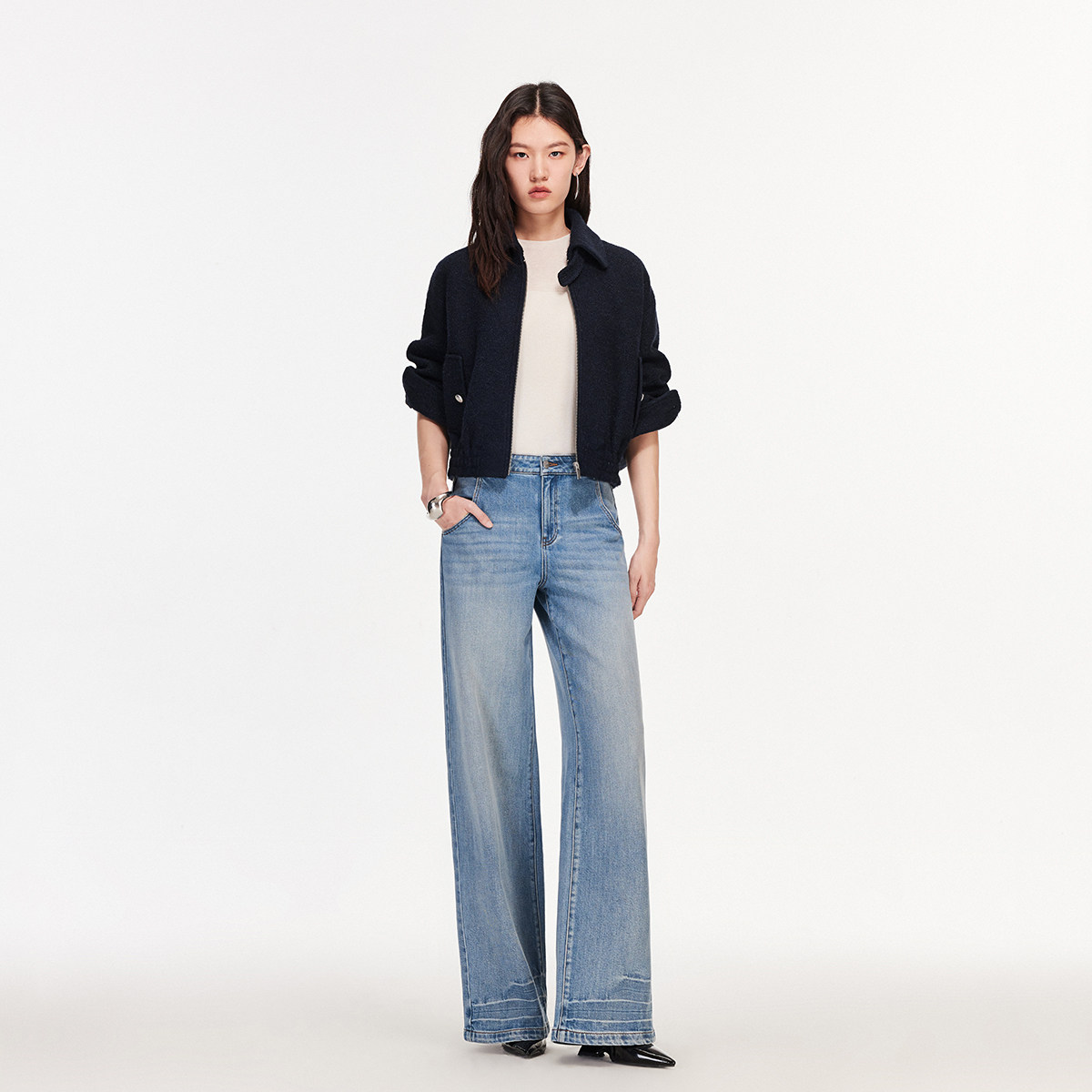 【所有女生的衣橱直播间】Vero Moda针织衫/阔腿牛仔裤