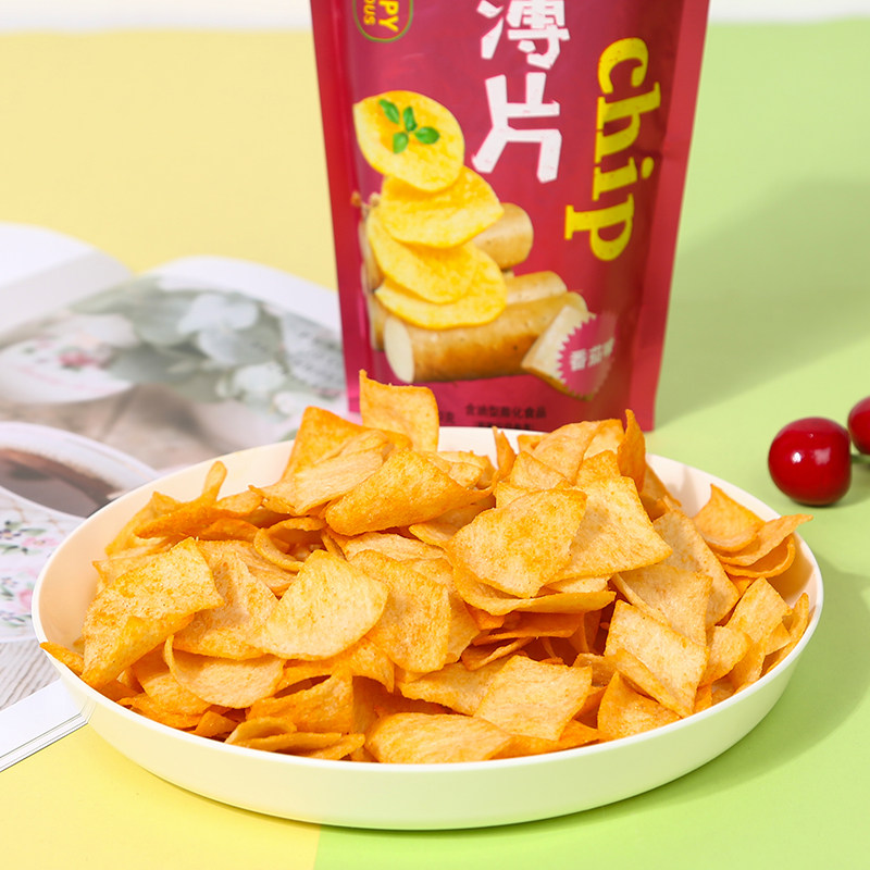 春大哥脆片薄片网红怀山药休闲薯片 不仔客食品膨化食品