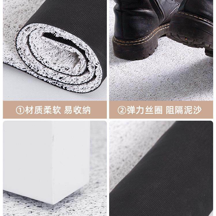 入户地垫进门丝圈PVC脚垫防滑耐磨耐脏高级感门垫门外可剪裁地毯,淘宝优惠券,粉丝福利购,淘宝优惠卷