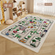 Childlike living room carpet waterproof and anti-fouling no-wash no-care sofa table mat bedroom bedside rug floor mat foot mat