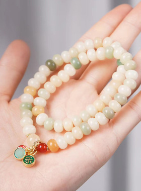 喜乐款DIY多宝菩提手链文玩厂家批发规格6×8男女装饰品首饰念珠