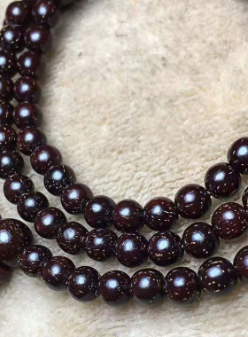 蓝星款小叶紫檀DIY手链厂家批发规格0.5×108颗男女装饰念珠文玩