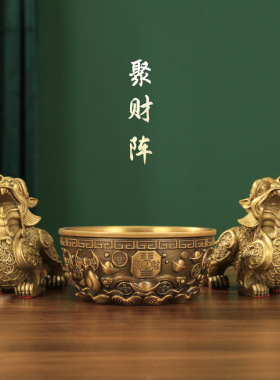 铜貔貅摆件 招财办公室家居一对皮丘雌雄聚财新店铺装饰开业礼品