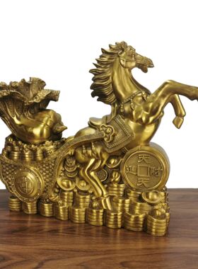 铜粉之家铜马摆件马到成功天天进宝铜马铜器工艺品厂家居乔迁礼品