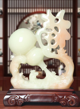 福禄生财葫芦摆件家居新房装饰客厅玄关入户酒柜公司乔迁新居礼物
