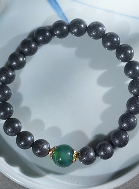 古法合香珠单圈手链手串男女款龙涎香佛珠盘玩搭玛瑙情侣手链