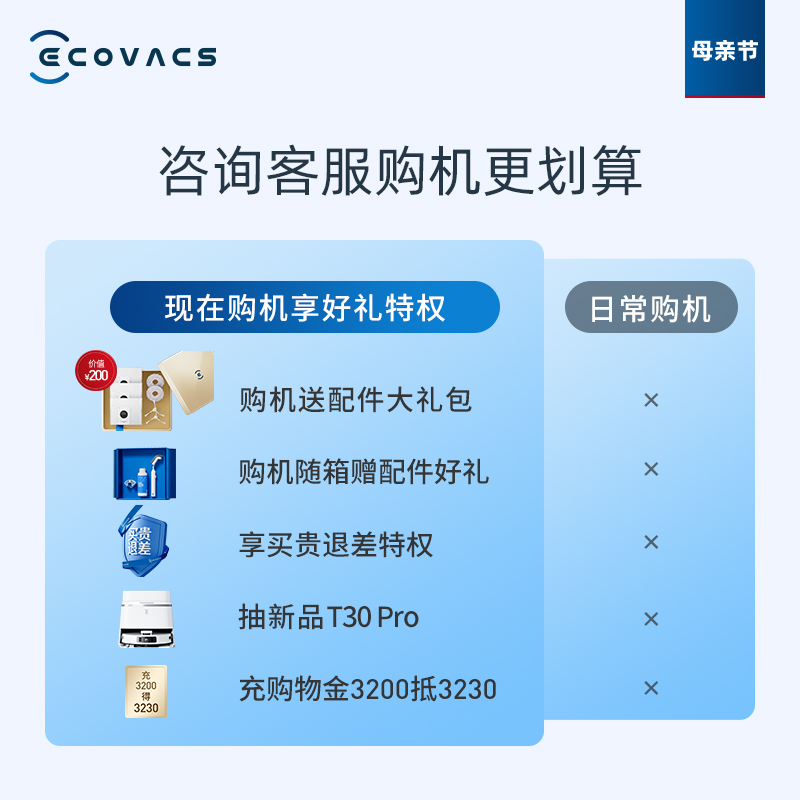 【升级】科沃斯扫地机器人T20SPRO高温活水洗扫拖家用上下水一体