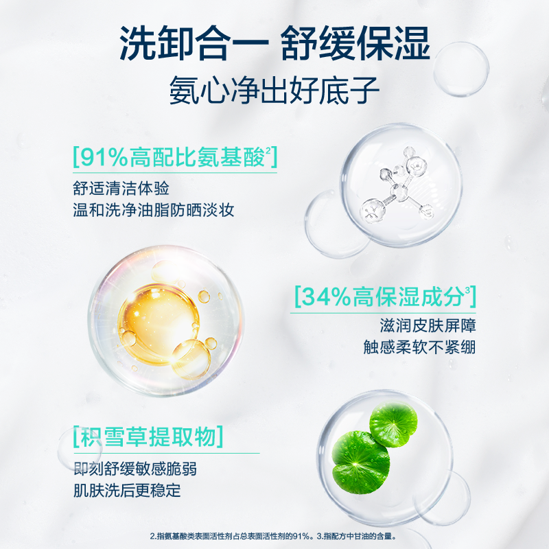 CeraVe适乐肤积雪草舒缓高保湿洁面乳敏感肌氨基酸